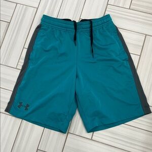 Under Armour Men's Athletic Shorts in Teal and Black